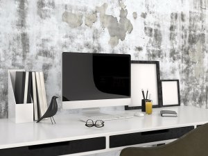 Custom frames help decorate your office